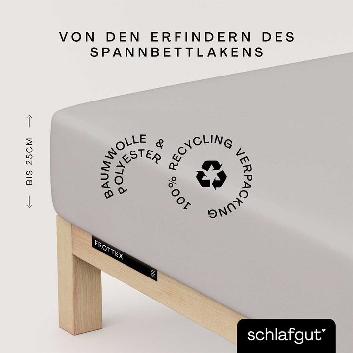 Actual product image schlafgut Frottex (90 x 190 - 100 x 220 cm)