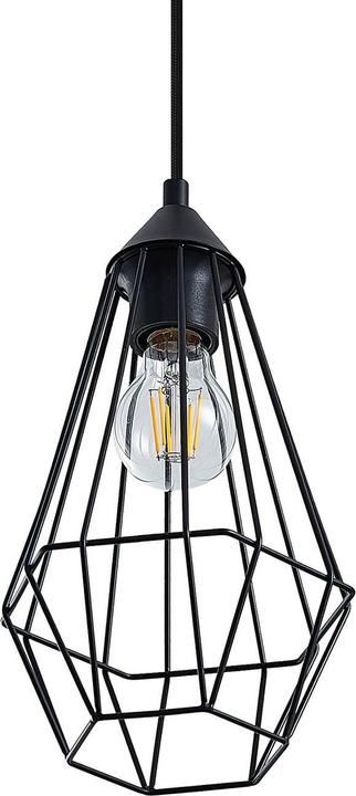 Produktbild Lindby Eldarion 3 Pendelleuchte Black/Wood (E27)