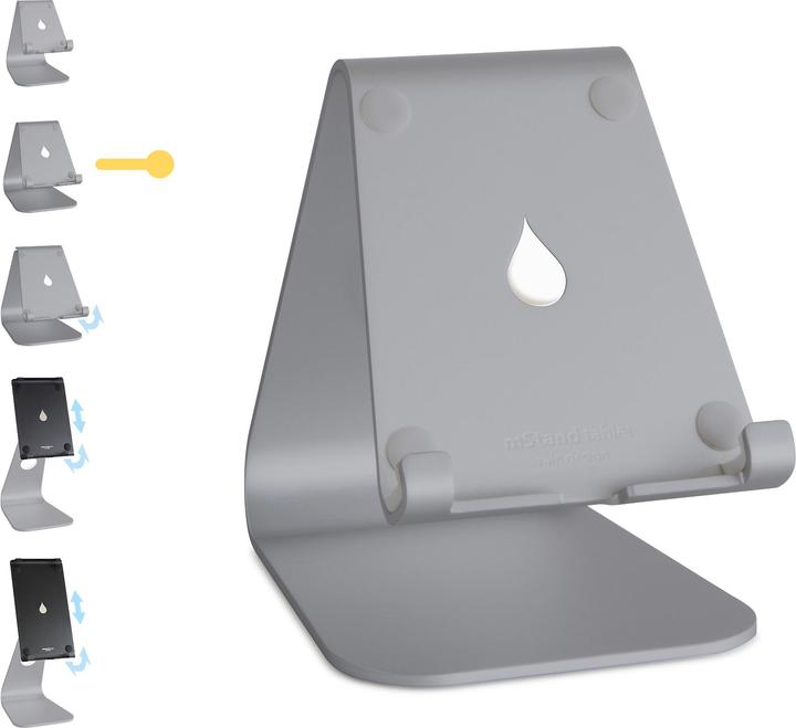 Raindesign mStand tablet - Multimedia Stand - Gray - Aluminum - Tablet - 33 cm (13 inch)