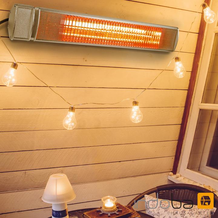 Actual product image Indoba Radiant heater 2000W infrared heater wall-mounted (2000 W)