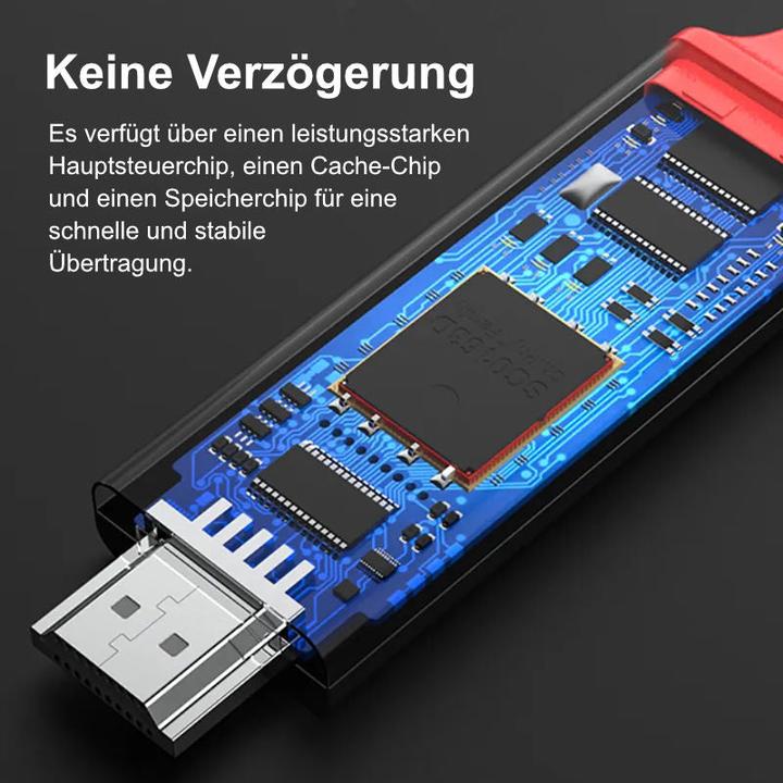 Produktbild Hermex HDMI – USB A, USB Typ C (2 m)