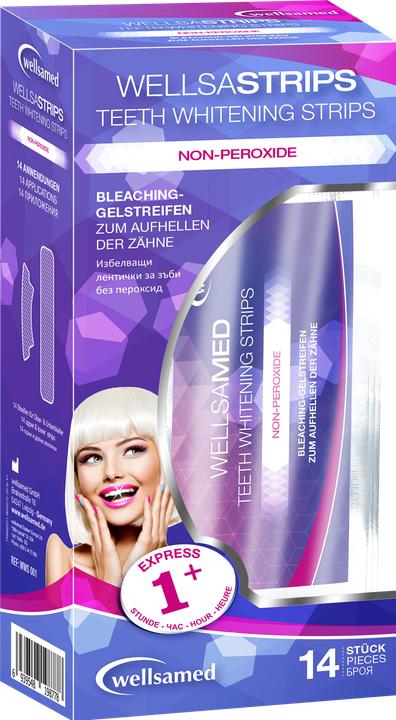 Actual product image Wellsamed Wellsastrips teeth whitening (Bleaching Strips)