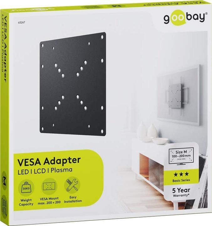 Immagine prodotto Goobay Adattatore Vesa (Muro, 81", 30 kg)