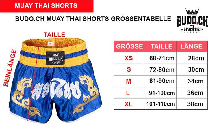 Produktbild Budo.ch Muay Thai Shorts "King" (L)