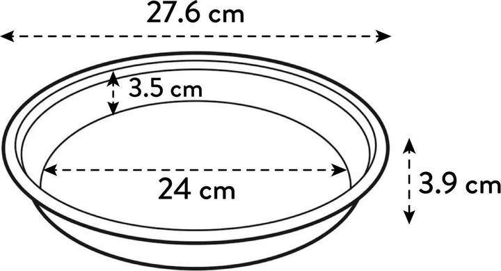 Immagine prodotto Elho Sottobicchiere trasparente ø28cm