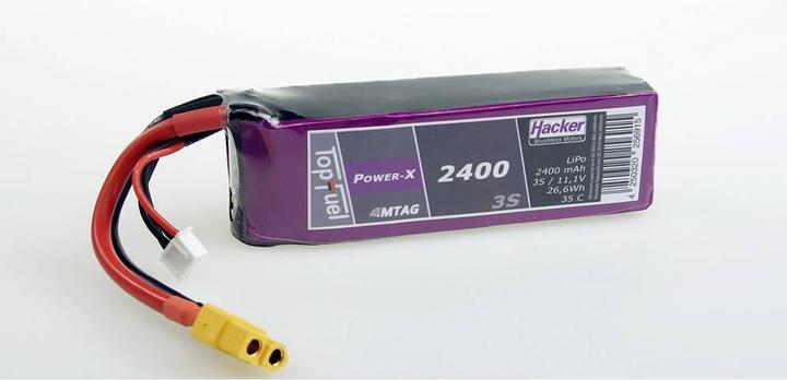 Produktbild Hacker LiPo Pack TF Power-X 2400-3S MTAG (11.10 V, 2400 mAh)