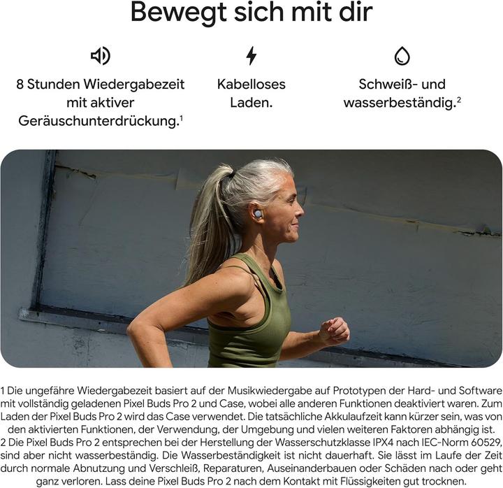 Produktbild Google Pixel Buds Pro 2 (Aktive Geräuschunterdrückung, 12 h, Kabellos)