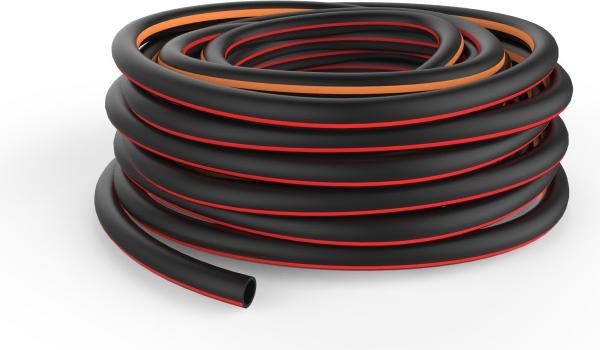 Fiskars Water hose M-L, universal size, UV-protected, pressure-tested, torsional stiffness level (25 m, 19 mm)