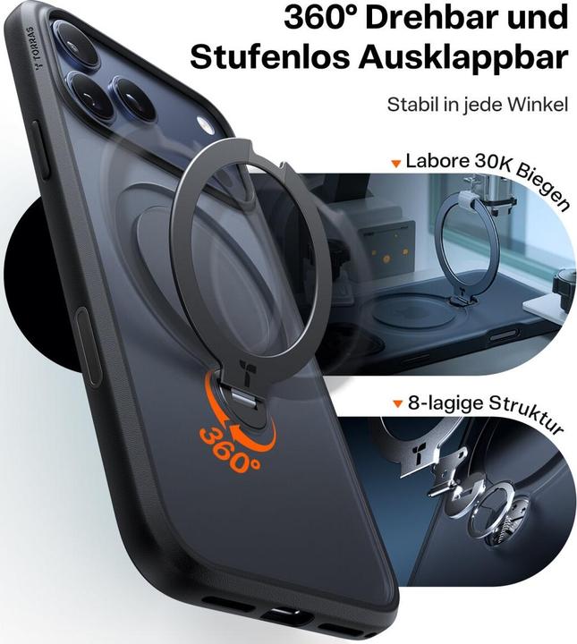 Produktbild Torras Ostand Spin (Apple iPhone 17 Pro)