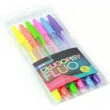 Kolorowe Baloniki, Pastelli, Fluostift 6 Farben (6x)