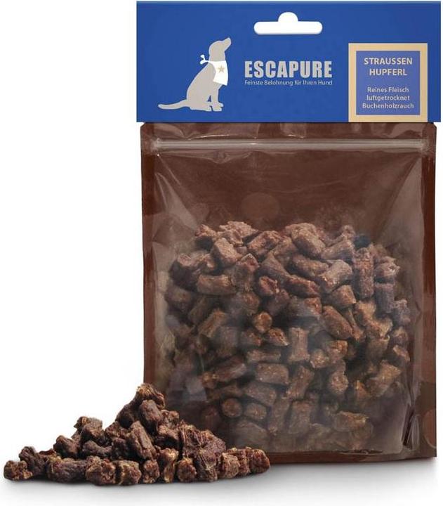 Produktbild Escapure Hupferl Hundesnacks mit Strauss (Adult, 1 Stk., 150 g)