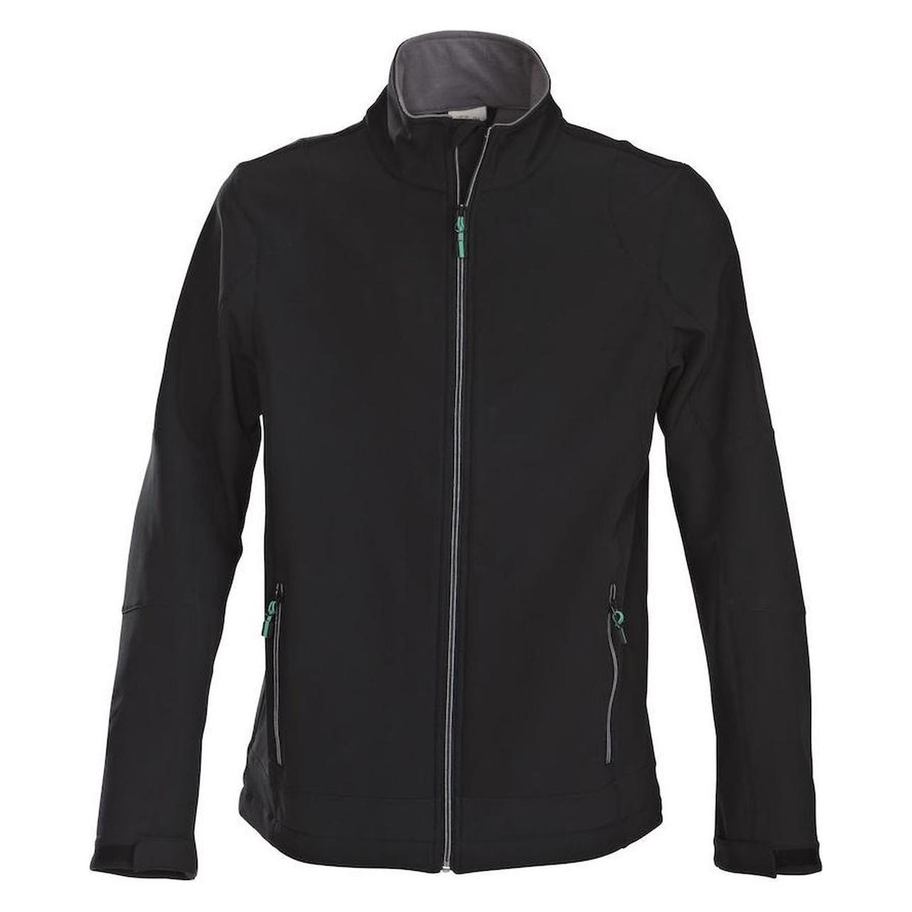 Sharp, Mannen, Outdoor Jassen, Printer Trial Softshell Jas Heren Zwart - Maat M (M), Zwart, M