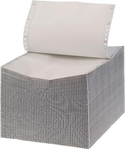 Computer-Endlospapier A4 53 g/m², 56 g/m², 57 g/m² Satin Weiss 500 Blatt (A4, 500 Sheets)