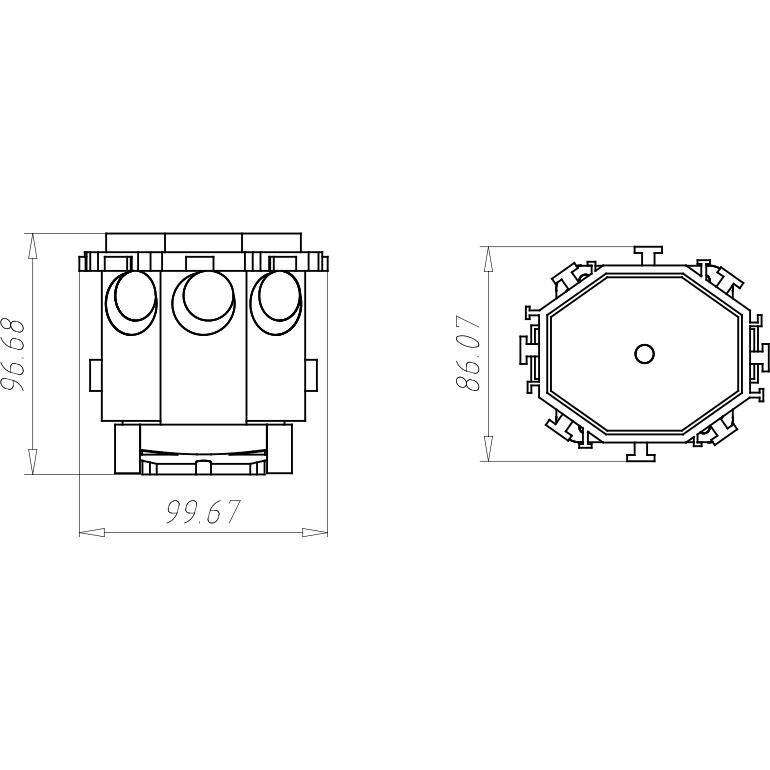 Thumbnail - Kaiser, Abzweigdose, Betonbau B1 Decken- 1265-12 Verbindungsdose 2-teilig