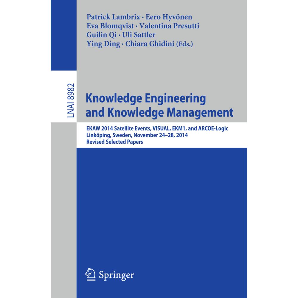 Knowledge Engineering and Knowledge Management, Fachbücher