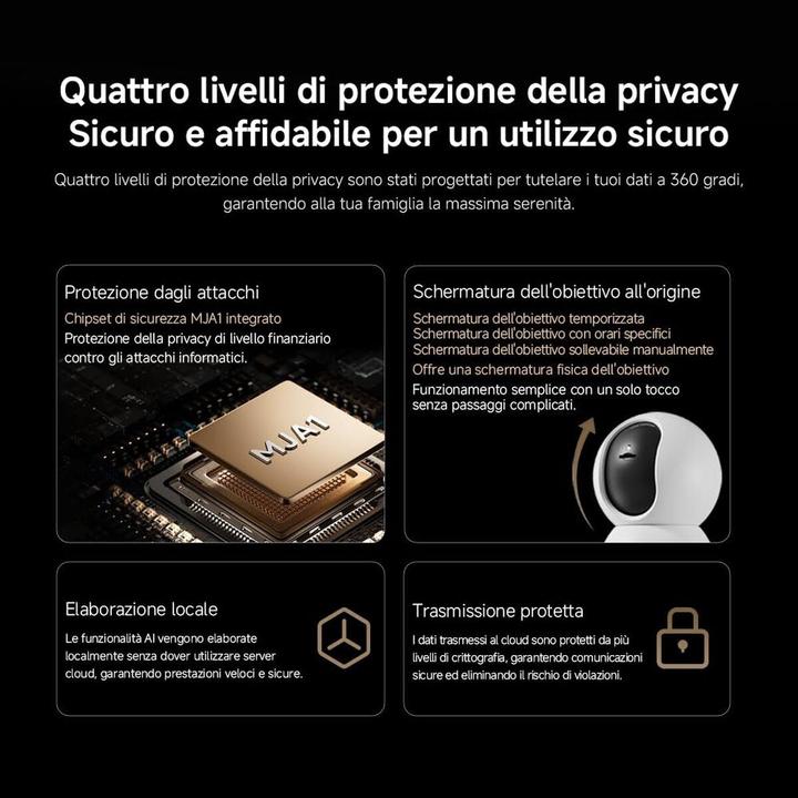 Immagine prodotto Xiaomi Smart Camera C701 360 4K EU BHR07X7EU (3840 x 2160 pixel)