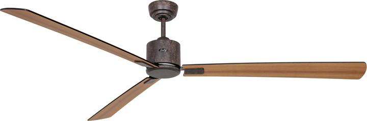 Image du produit CasaFan Ventilateur de plafond Eco Neo III 180 BZ Noir / Teck (24 dB)