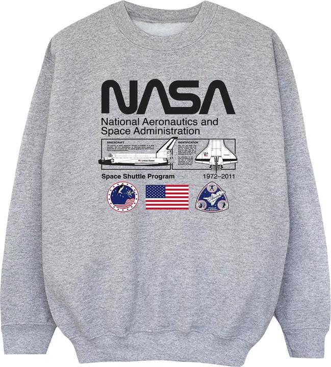 Actual product image Nasa Girls Space Admin Sweatshirt (104)