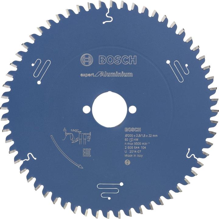 Produktbild Bosch Professional Zubehör Kreissägeblatt Expert for Aluminium, 200 x 32 x 2,8 mm, 60