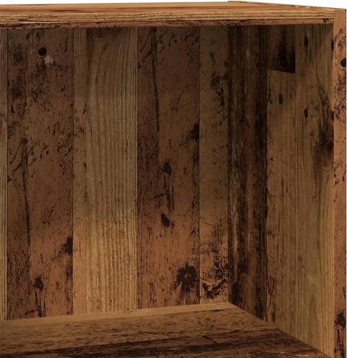 Image du produit VidaXL Bücherregal Regal Standregal Büroregal Aufbewahrungsregal Altholz-Optik (60 x 30 x 77 cm)