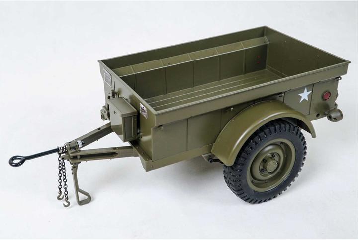 Produktbild RocHobby Anhänger zu 1941 MB Willys Jeep, 1:6 (RTR Ready-to-Run)