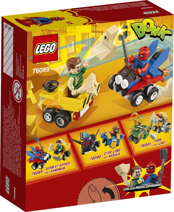 Actual product image LEGO Mighty Micros: Scarlet Spider vs. Sandman (76089, LEGO Marvel)