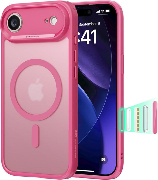 Produktbild ESR - Classic Hybrid HaloLock - iPhone 17 Air - Frosted Pink (Apple iPhone 17)