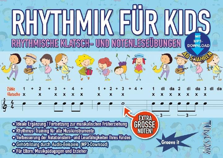 Produktbild Rhythmik für Kids, m. Audio-CD