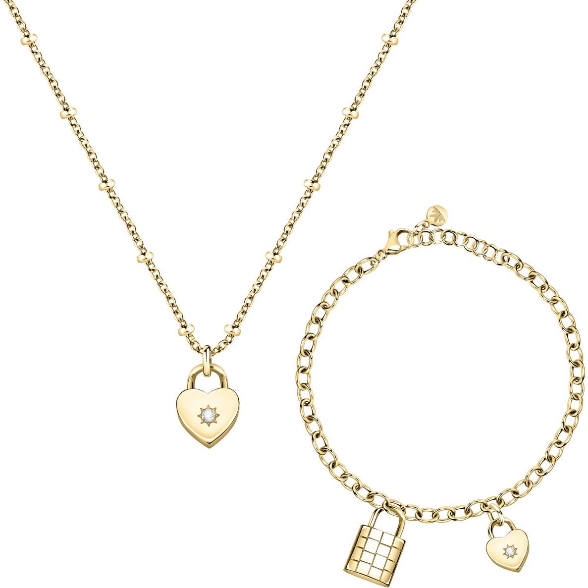 Morellato, Schmuck Set, Abbracio Set, Gold, (Edelstahl)