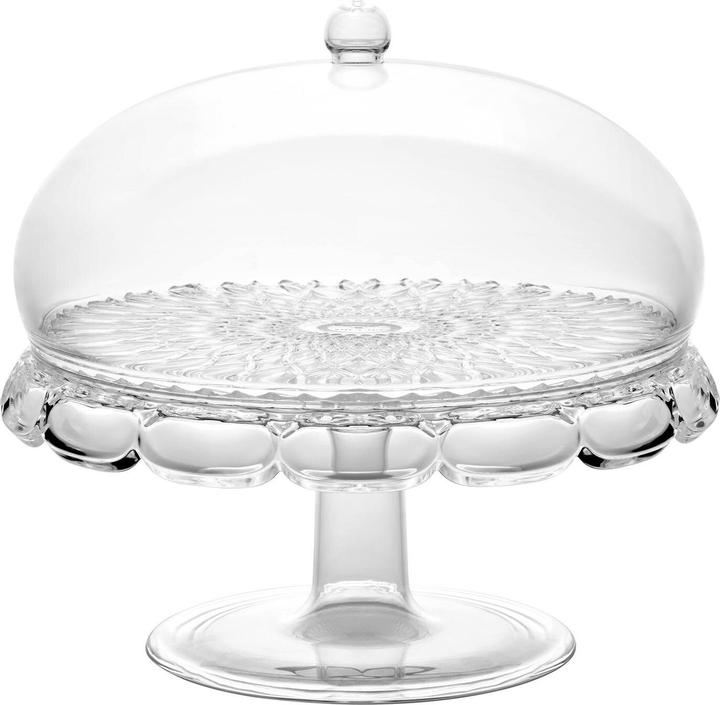 Guzzini VANITY Kuchenplatte mit Fuss und Haube Clear