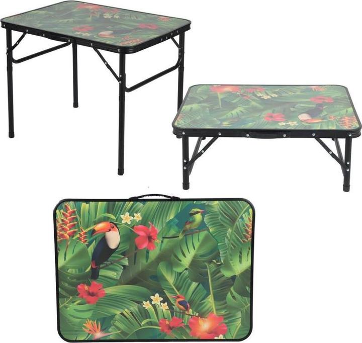 Actual product image Enero STOLIK TURYSTYCZNY 75x55x25-59CM FLOWER CAMP