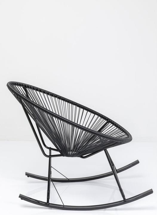 Image du produit Kare Design Fauteuil à bascule Acapulco Noir