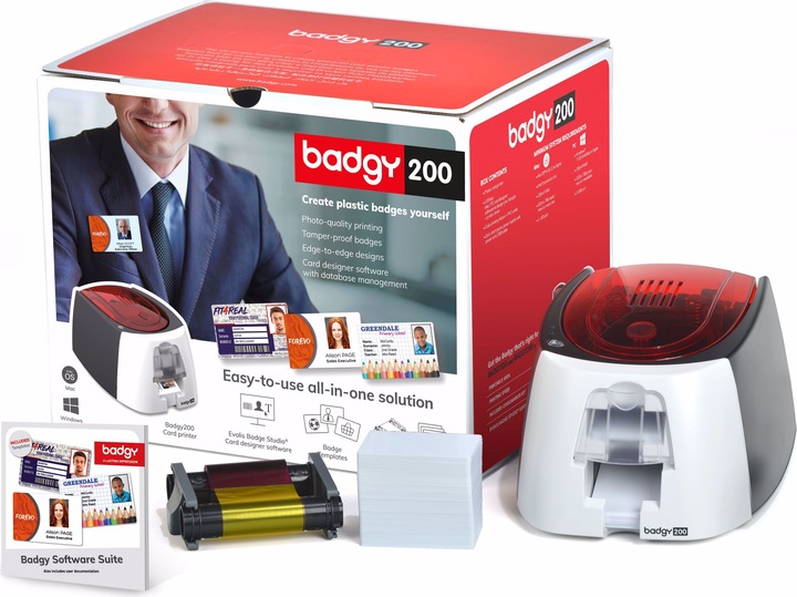 Actual product image Evolis Badgy 200 (300 dpi)