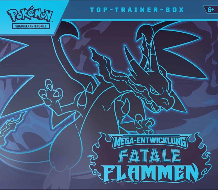 Produktbild Pokémon ME02 Fatale Flammen Top Trainer Box DE (Deutsch, Box Set & Collection)