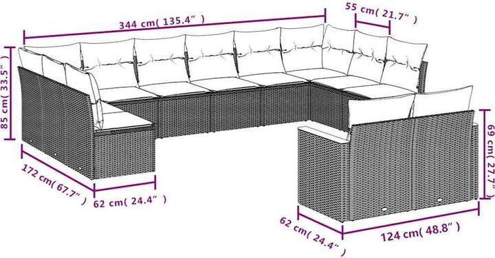 Produktbild vidaXL Landry