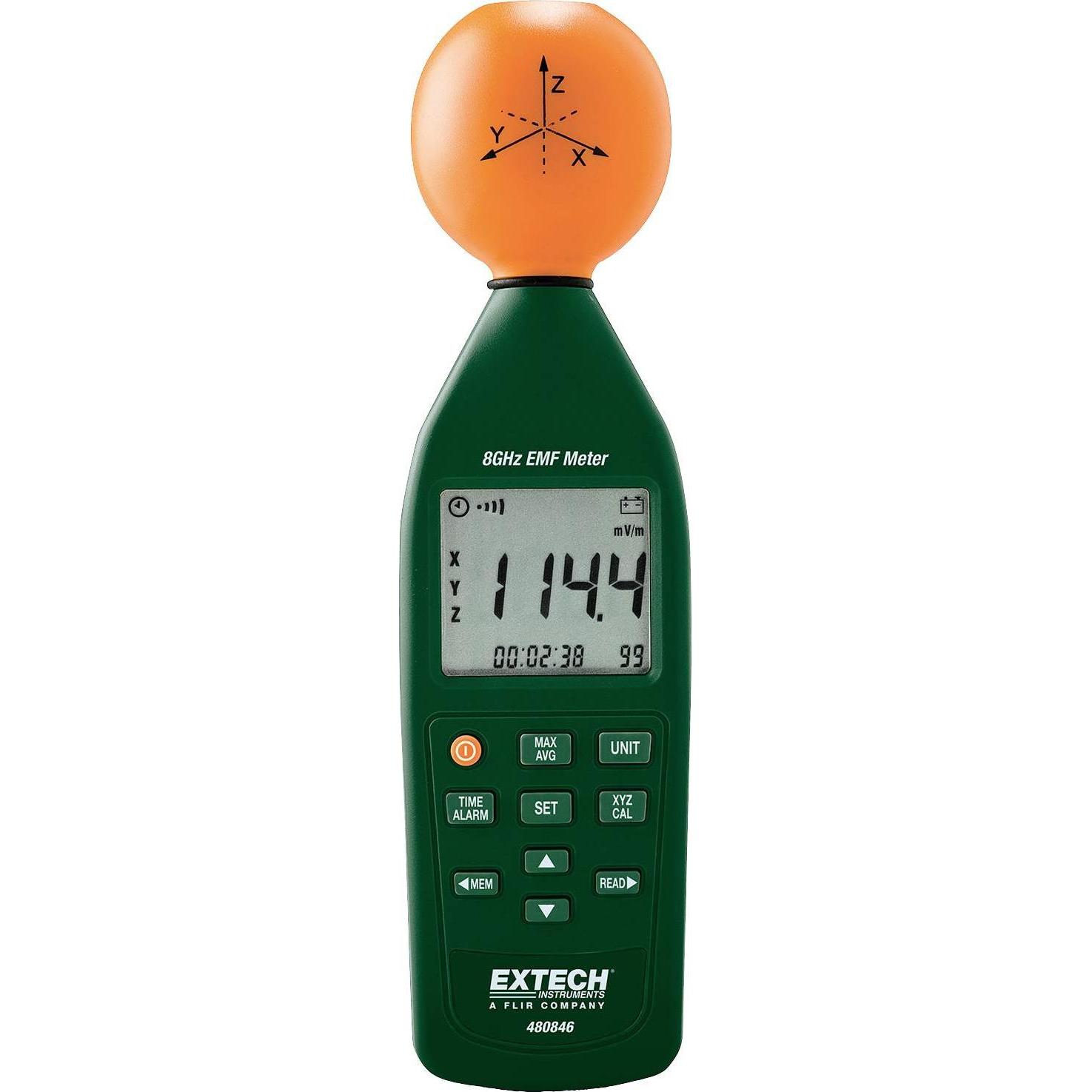 Extech, Rilevatore, Strumenti Misuratore di intensità di campo EMF, 10