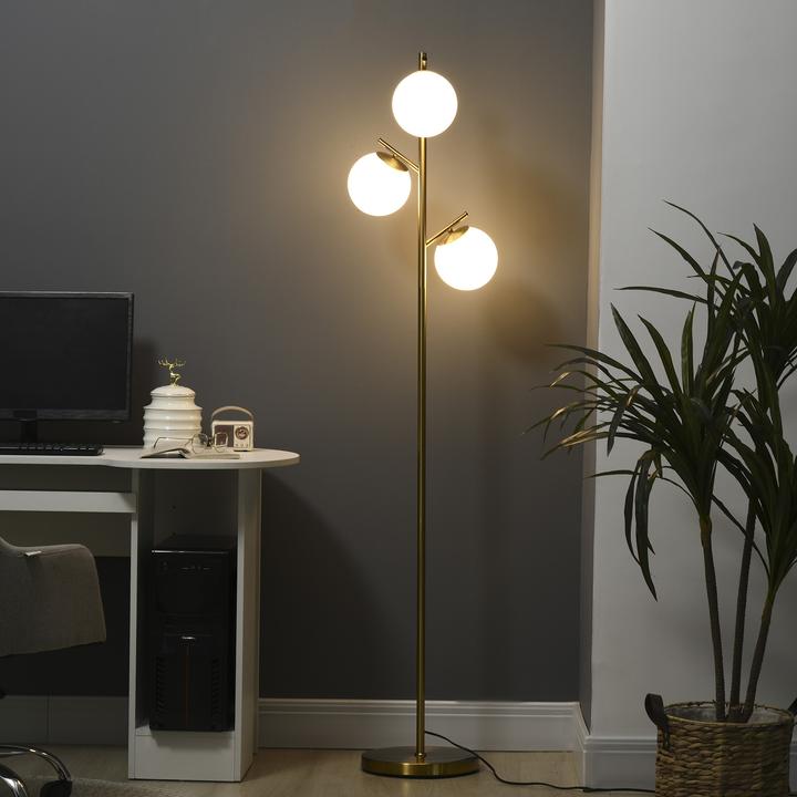 Image du produit Homcom Lampes sur pied avec abat-jour (E27)
