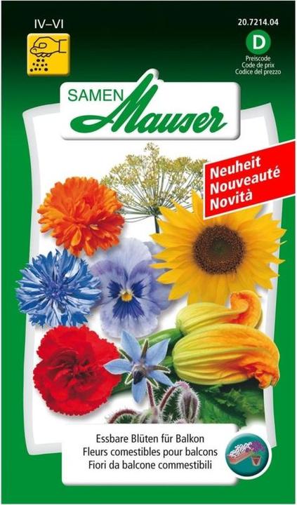 Image du produit Samen Mauser Fleurs comestibles pour balcon (Graines de plantes)