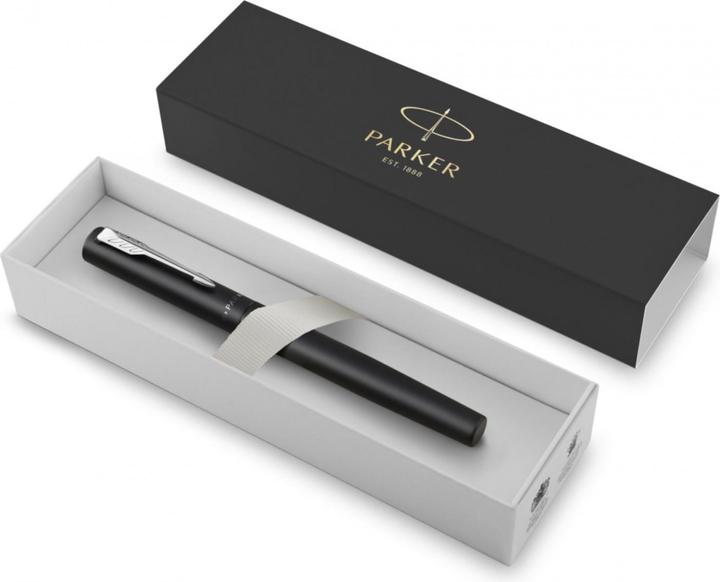 Image du produit Parker Pen Scooter Vector XL Metallic C.C F (Noir / Argent, 1 x)
