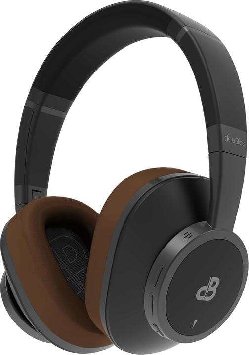 Actual product image DeeBee Over-Ear Bluetooth Headphones with Active Noise Cancellation, 40-Hour Battery, Replaceable Cushions (ANC, 40 h, Wireless)