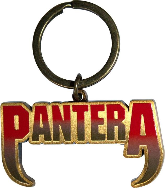 Actual product image Pantera Fangs Logo Keyring