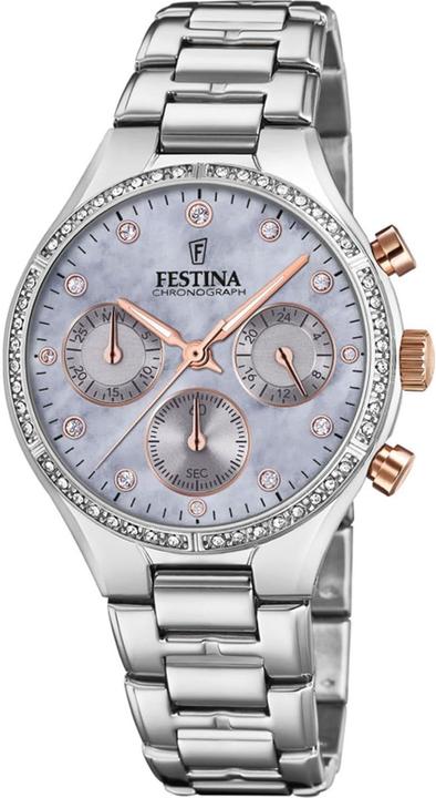 Actual product image Festina Wrist watch Boyfriend f20401/3 (Analogue wristwatch, Chronograph, 36 mm)
