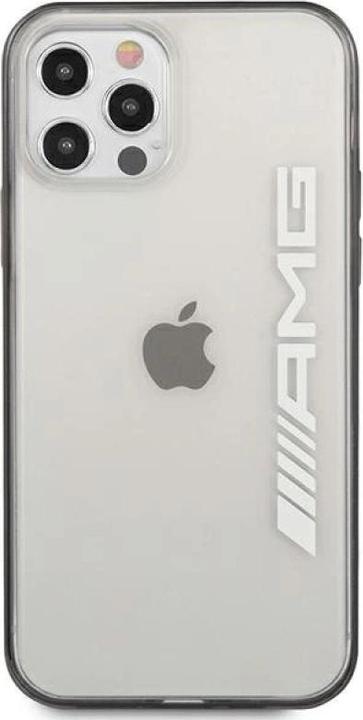 Immagine prodotto Mercedes AMG AMHCP12LAESLBK Custodia rigida trasparente per iPhone 12 Pro Max verniciata metallizzata (Apple iPhone 12 Pro Max)