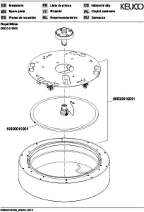 Produktbild Keuco Duschleuchte 400 we/vc 3000 K nicht dimmbar