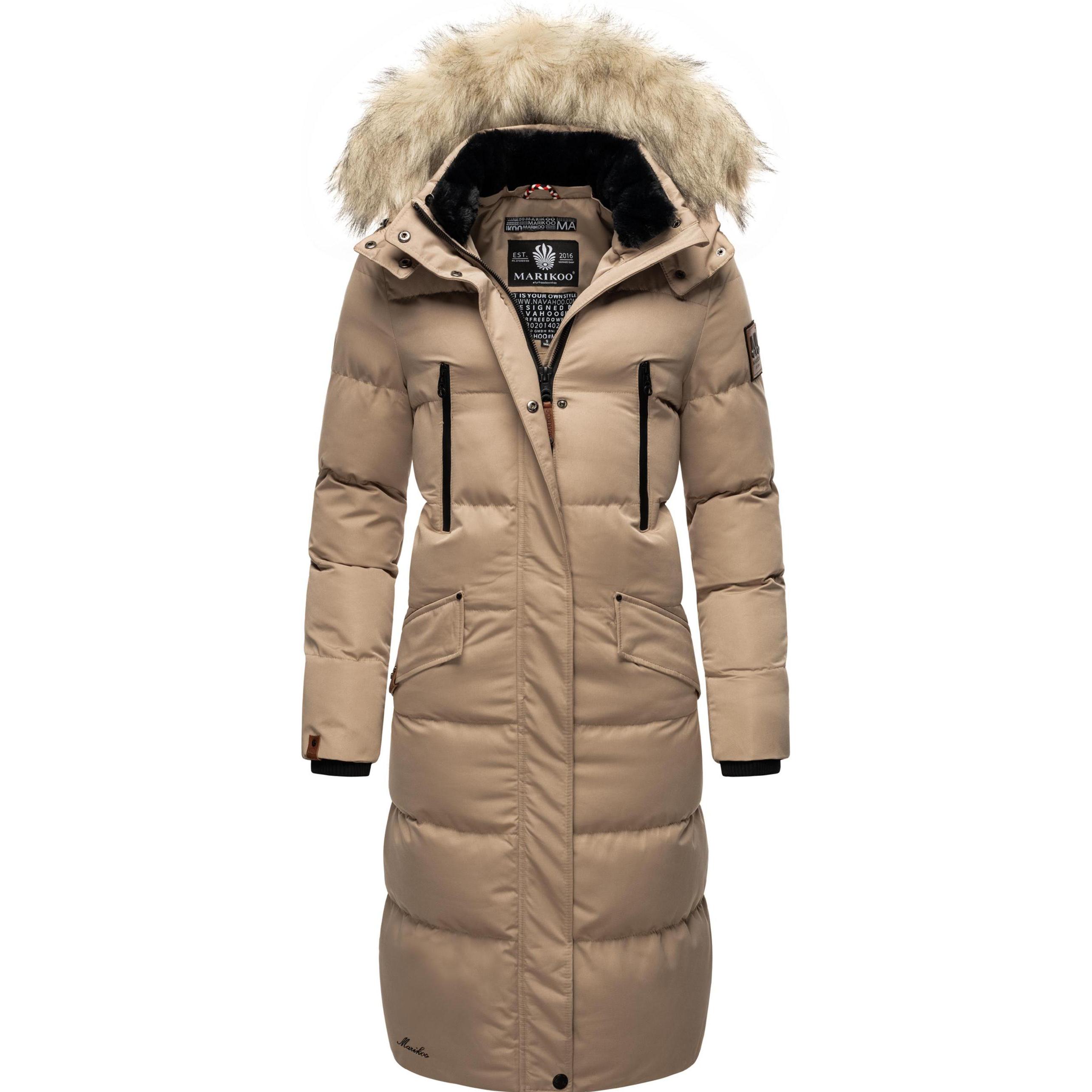 Marikoo, Damen, Jacke, Schneesternchen (XL), Braun, XL
