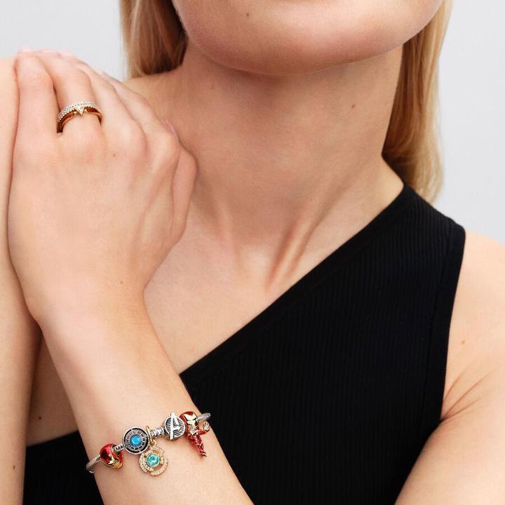 Immagine prodotto Pandora Marvel Iron Man Helm Charm (Smalto, Dorato, Metallo)