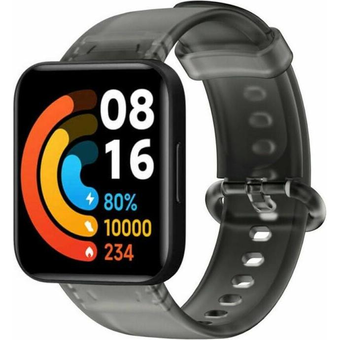 Strap-it Silikonarmband (Silikon), Uhrenarmband, Schwarz