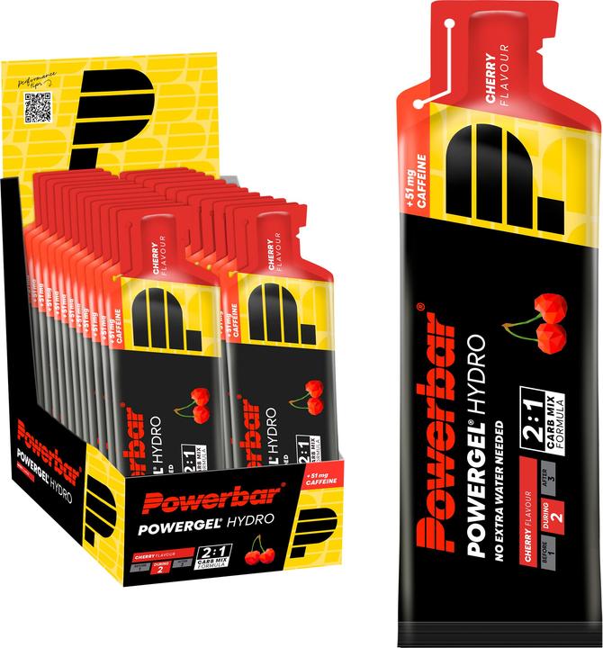 Actual product image Powerbar PowerGel (Caffeine, Cherry, 24 pcs.)