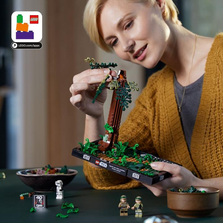 Image du produit LEGO Poursuite sur Endor - Diorama (75353, LEGO Star Wars)