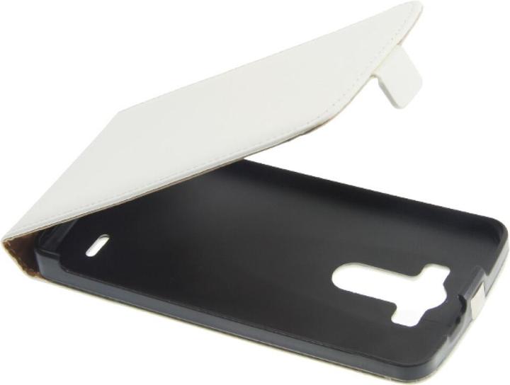 Produktbild OEM Slim Leather Flip Case LG G3 D855 - White (LG G3)